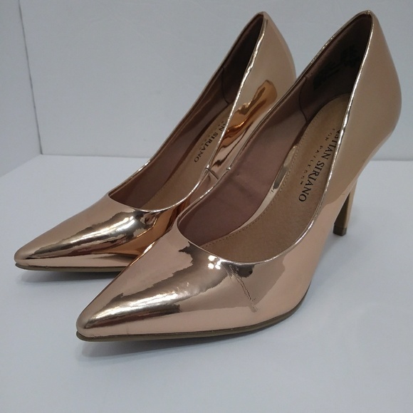 rose gold heels payless